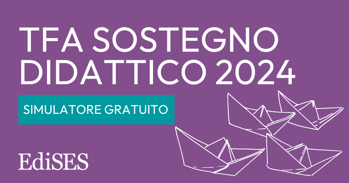 Preselettiva TFA Sostegno 2024: simulazioni collettive