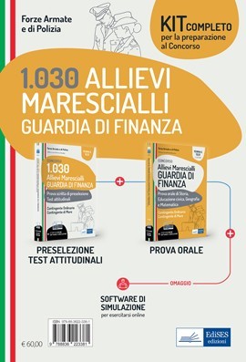 Kit completo Concorso 1030 Allievi Marescialli Guardia di Finanza