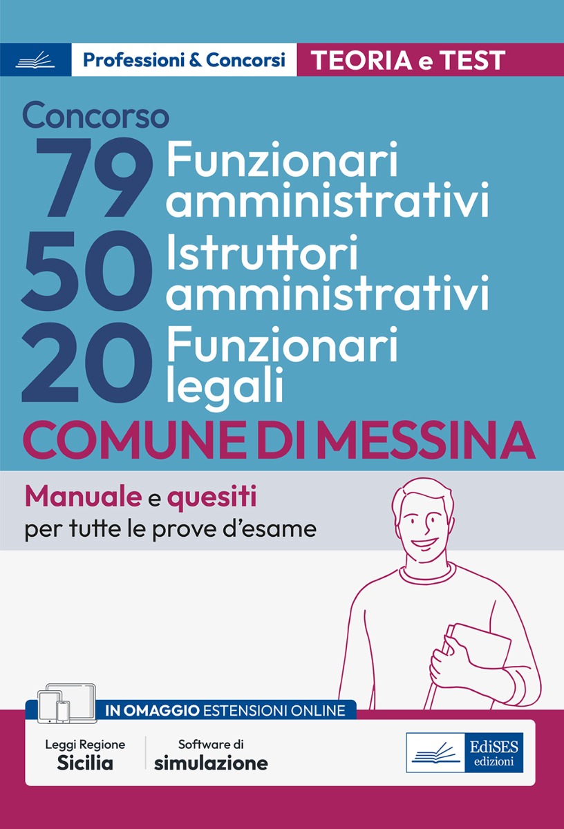 Concorso Comune di Messina 79 Funzionari amministrativi - 50 Istruttori amministrativi - 20 Funzionari legali