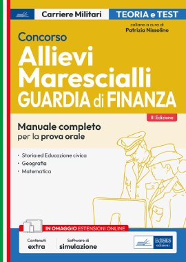 Concorso Allievi Marescialli Guardia di Finanza: prova orale di Storia, Educazione civica, Geografia e Matematica