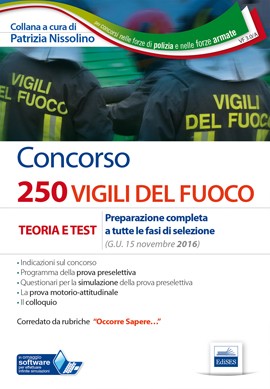 Concorso 250 Vigili del Fuoco