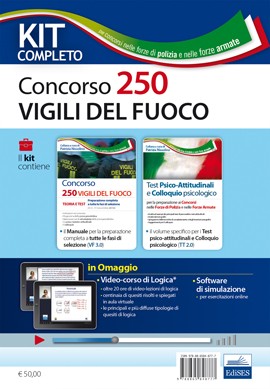 Kit Completo Concorso 250 Vigili del fuoco