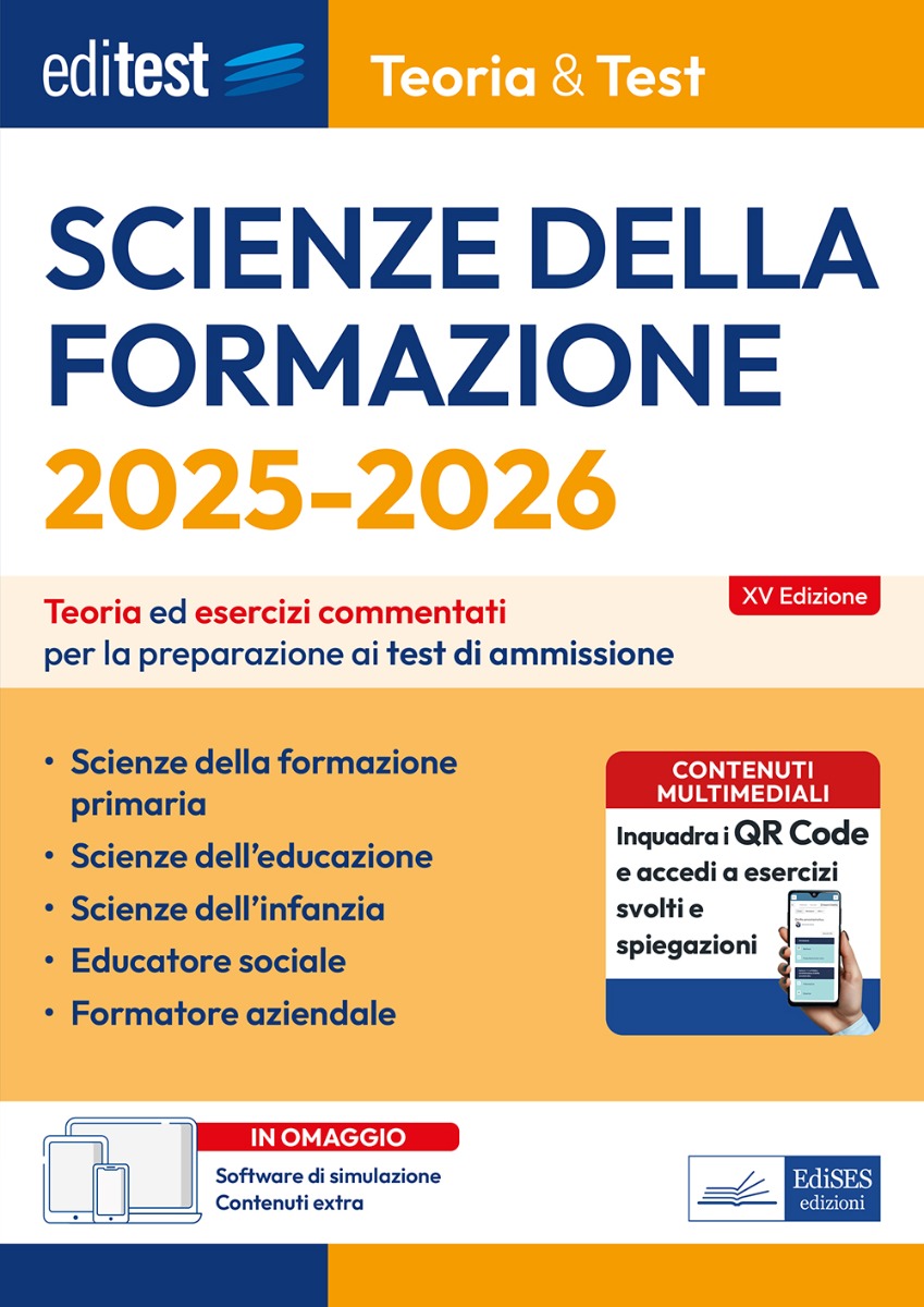  Test Scienze della Formazione Primaria 2025: manuale di teoria