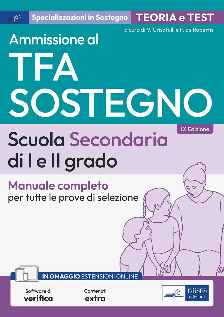 Manuale Concorso TFA Sostegno Didattico nella scuola secondaria di I e II grado 2024