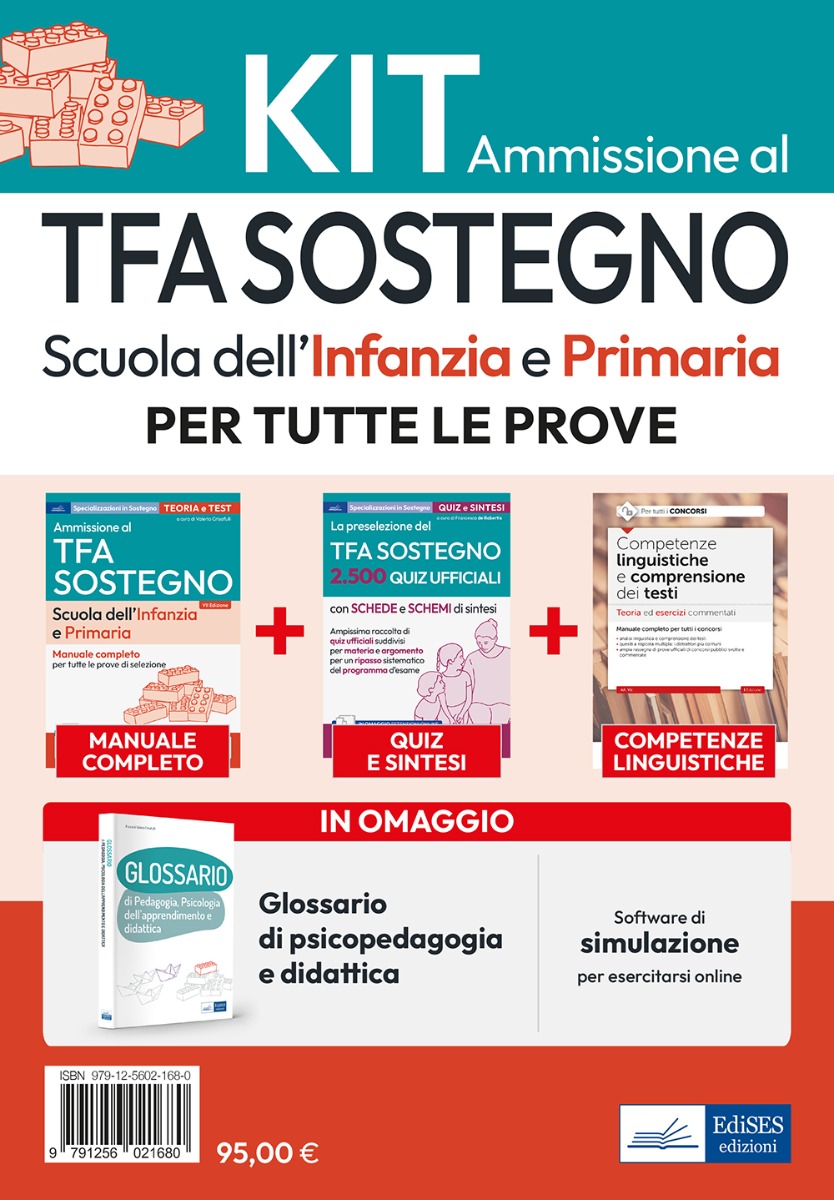 Kit Base Specializzazione Sostegno didattico Scuola dell'Infanzia e Primaria 2024