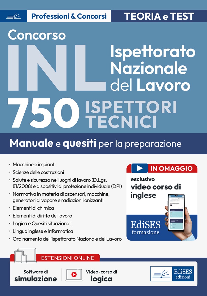 Concorso Ispettorato Nazionale del Lavoro (INL) - 750 Ispettori tecnici