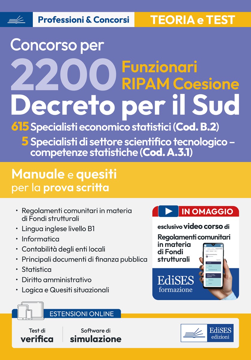 Concorso RIPAM - 615 Specialisti economico statistici e 5 Specialisti settore scientifico tecnologico competenze statistiche  