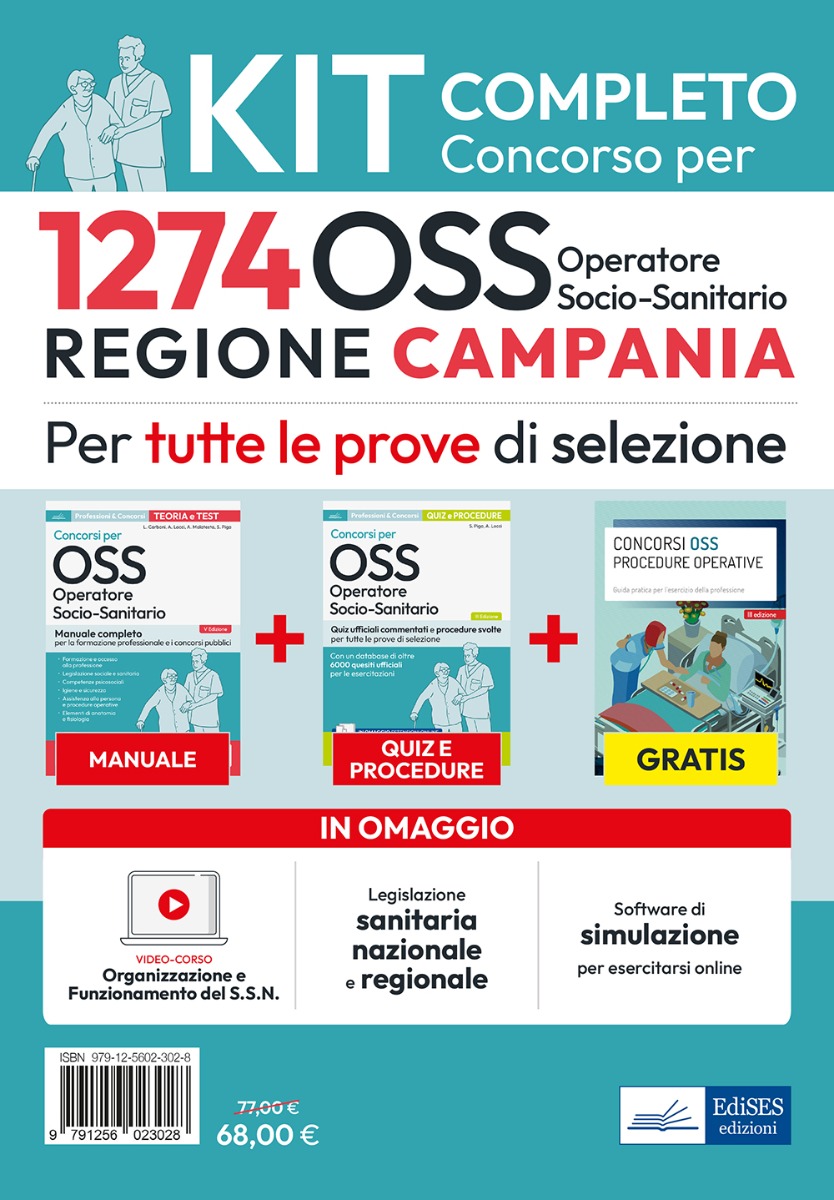 Kit concorso 1274 posti OSS Regione Campania