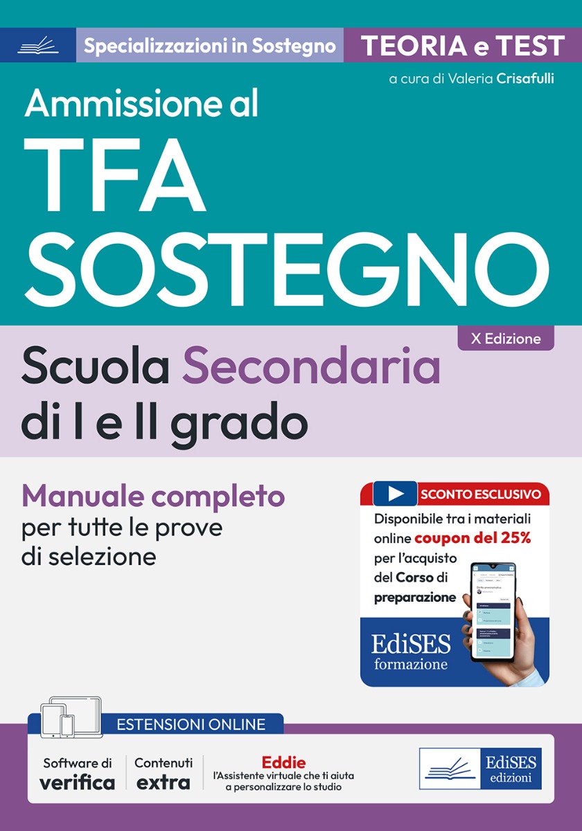Manuale Concorso TFA Sostegno Didattico nella scuola secondaria di I e II grado 2025