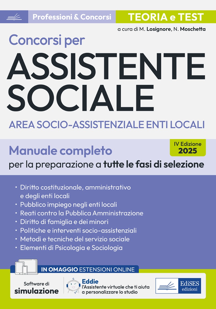 Concorsi per Assistente sociale: teoria e test