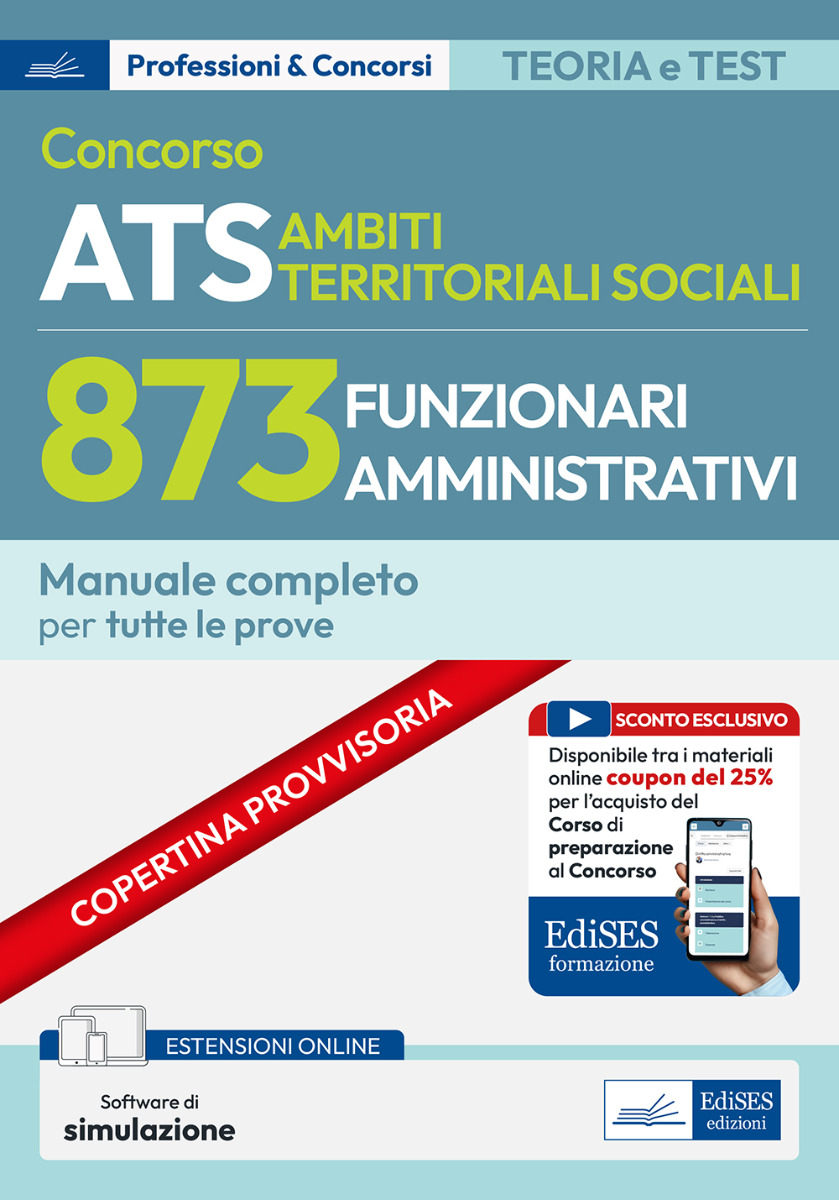 Concorso 873 Funzionari Amministrativi ATS - Ambiti Territoriali Sociali