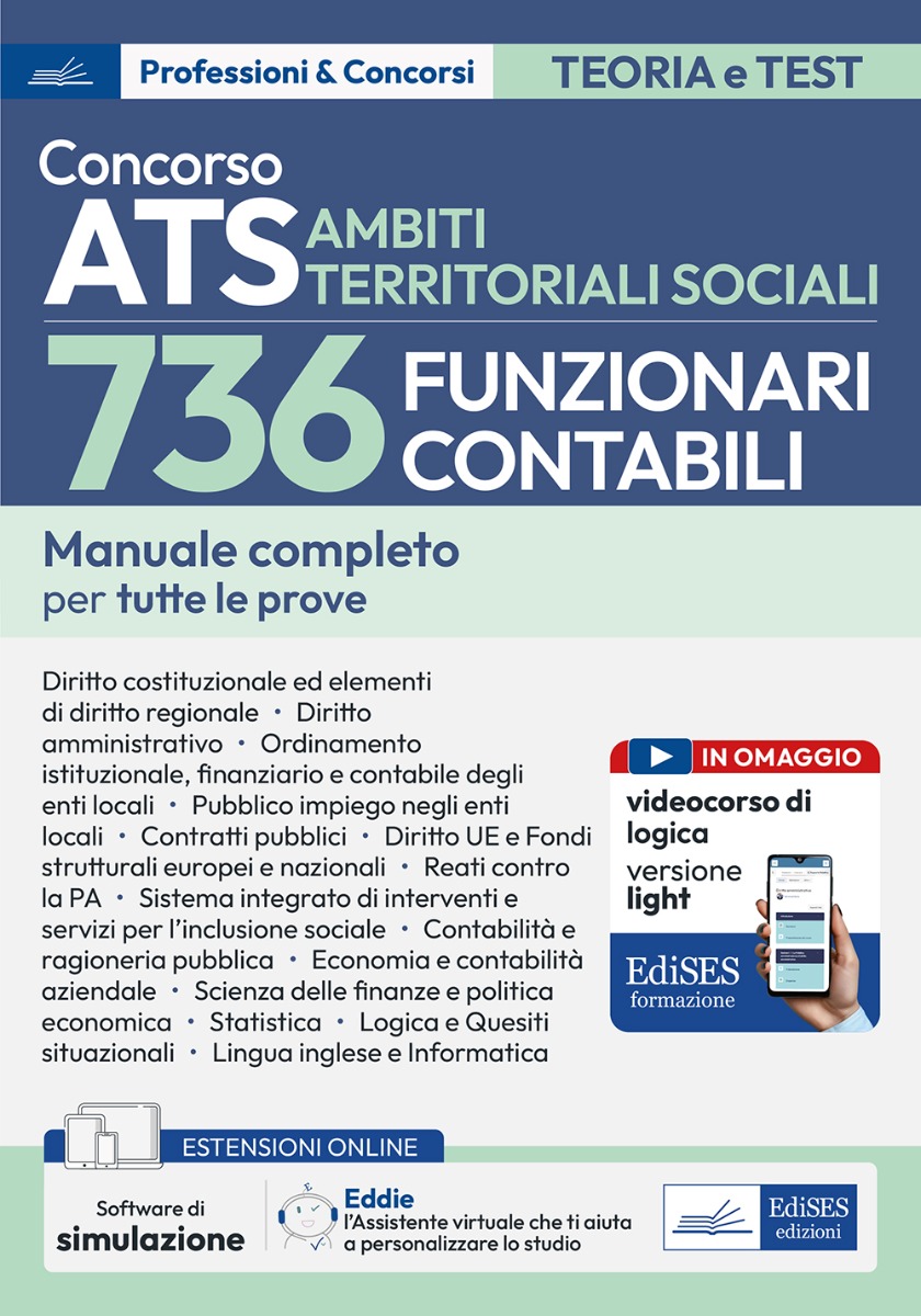 Concorso 736 Funzionari Contabili ATS - Ambiti Territoriali Sociali