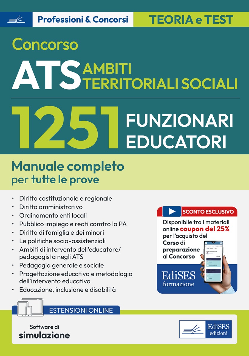 Concorso 1251 Funzionari Educatori ATS - Ambiti Territoriali Sociali
