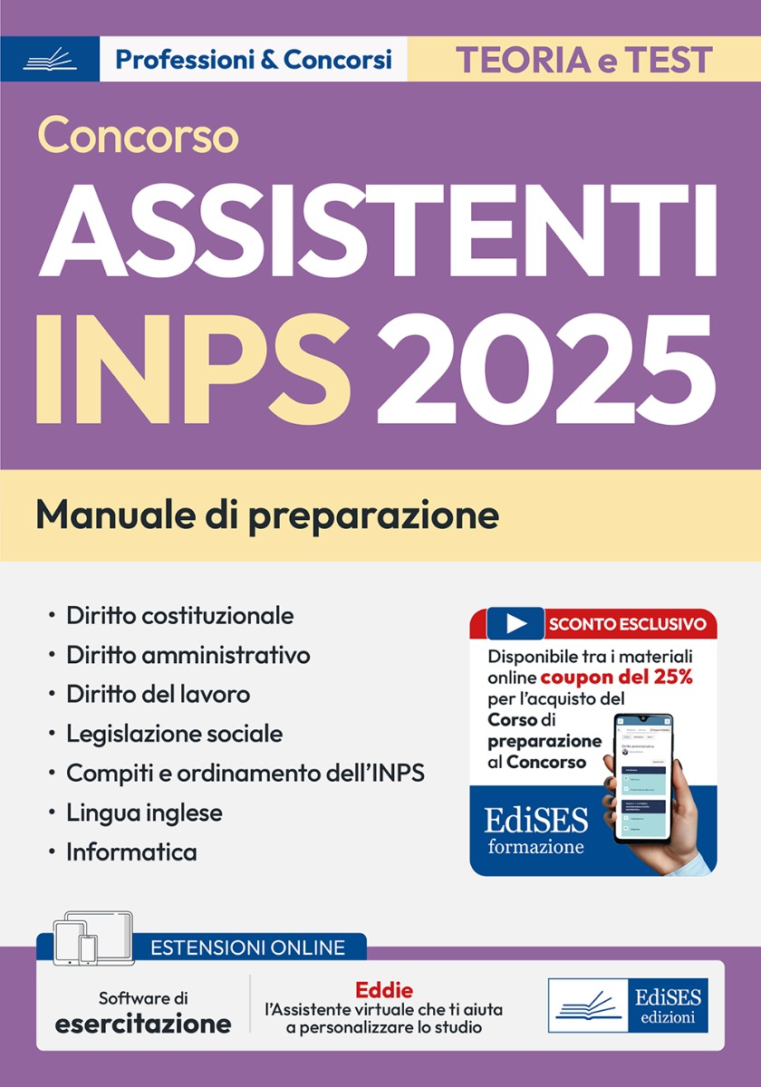 Manuale concorso Assistenti INPS 2025