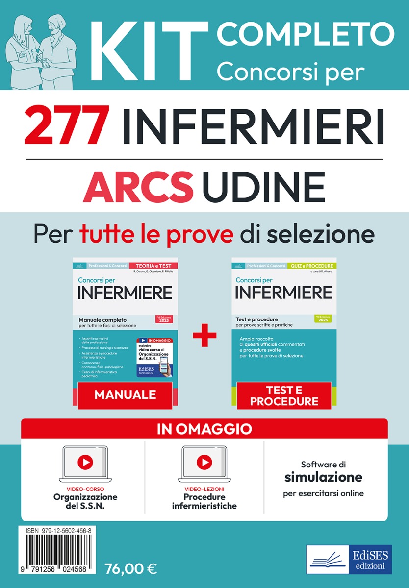 Kit Concorso 277 Infermieri ARCS Udine