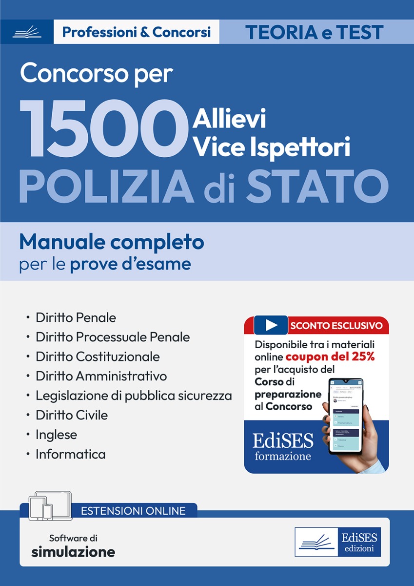 Concorso 1500 Allievi Vice Ispettori Polizia di Stato