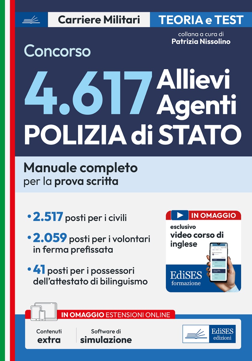 Concorso 4617 Allievi Agenti Polizia di Stato