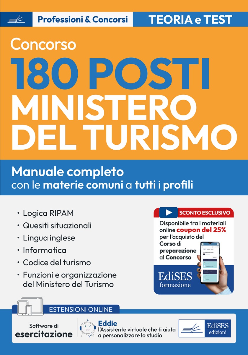 Manuale Concorso Ministero del Turismo 2025 - Materie comuni a tutti i profili