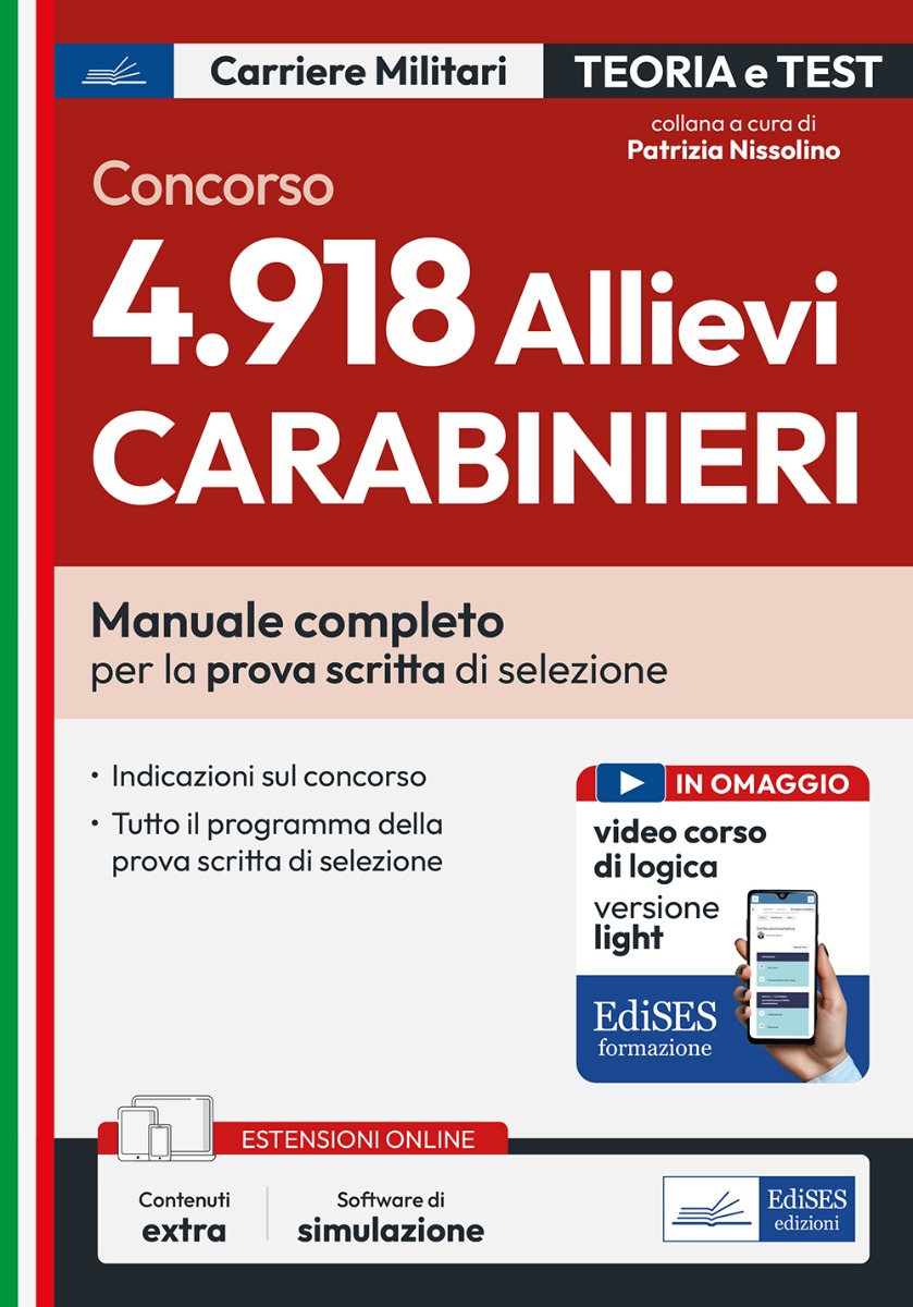 Manuale concorso 4.918 Allievi Carabinieri