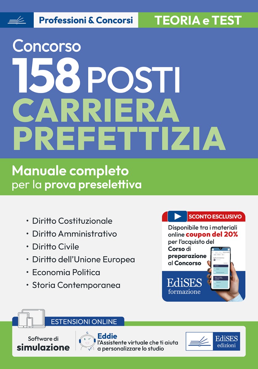 Manuale Concorso 158 posti Carriera Prefettizia