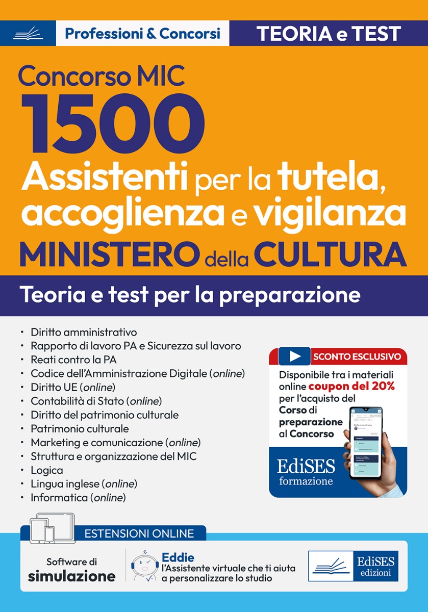 Concorso MIC - 1500 Assistenti alla tutela, accoglienza e vigilanza