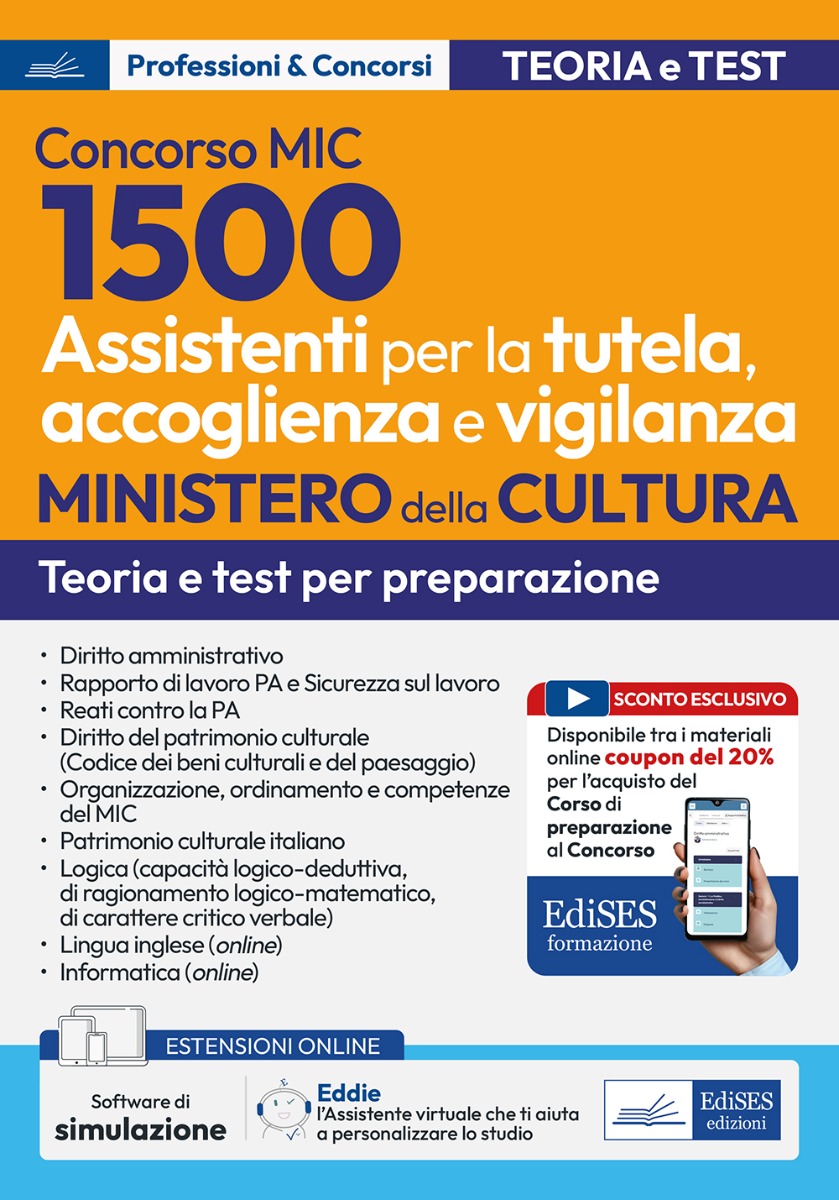 Concorso MIC - 1500 Assistenti alla tutela, accoglienza e vigilanza