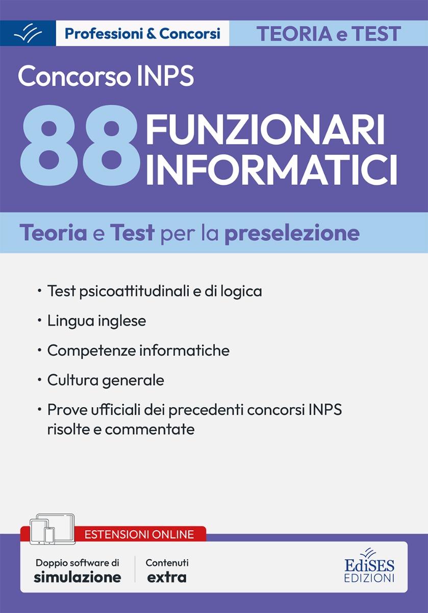 Concorso INPS 88 funzionari informatici