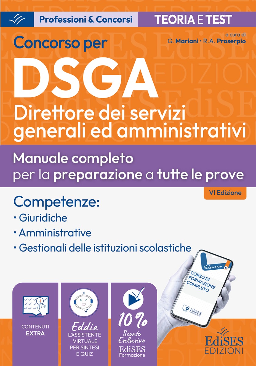 Manuale Concorso DSGA -  Direttore dei Servizi Generali ed Amministrativi