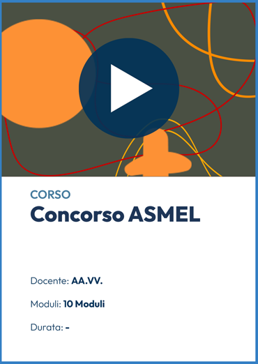 Concorso ASMEL 2024 