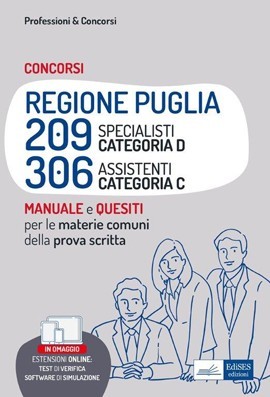 Concorsi RIPAM Regione Puglia - 209 Specialisti cat. D e 306 Assistenti cat. C