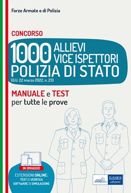 Concorso 1000 Vice Ispettori Polizia di Stato - Manuale 2022