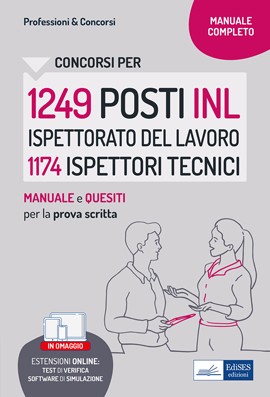 Concorso 1249 posti Ispettorato Nazionale del Lavoro (INL) - 1174 Ispettori tecnici