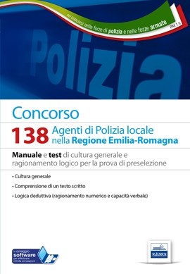 Concorso 138 Agenti di Polizia locale nella Regione Emilia Romagna