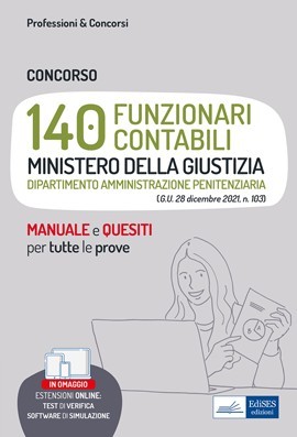 Concorso 140 Funzionari Contabili Ministero della Giustizia - Amministrazione Penitenziaria