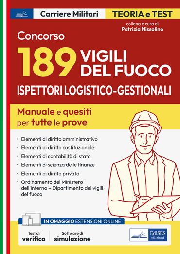 Concorso 189 Ispettori logistico-gestionali Vigili del Fuoco