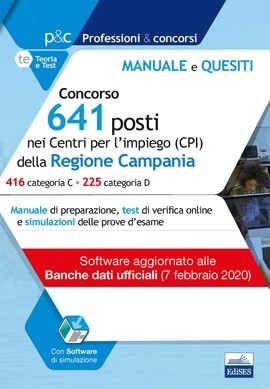 Concorso 641 posti nei Centri per l'impiego (CPI) della Regione Campania  - Prova preselettiva