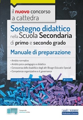 Concorso a cattedra Sostegno didattico Scuola secondaria 