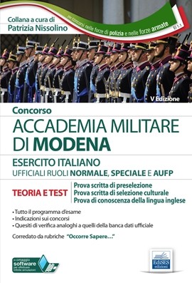Concorso Accademia Militare di Modena - Ufficiali Esercito Italiano