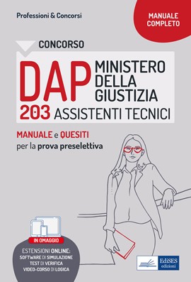 Concorso DAP Ministero della Giustizia - 203 Assistenti tecnici