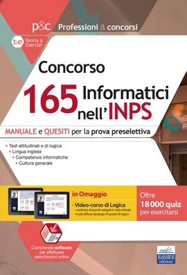 Concorso 165 Informatici INPS: manuale e quesiti per la preselezione