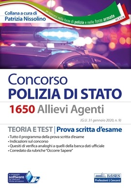 Concorso 1650 Allievi Agenti Polizia di Stato: Manuale per la prova scritta