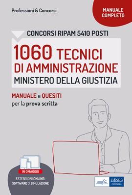 Concorso RIPAM 1060 Tecnici di Amministrazione Ministero della Giustizia