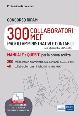 Concorso RIPAM 300 Collaboratori MEF - Ministero Economia e Finanze 