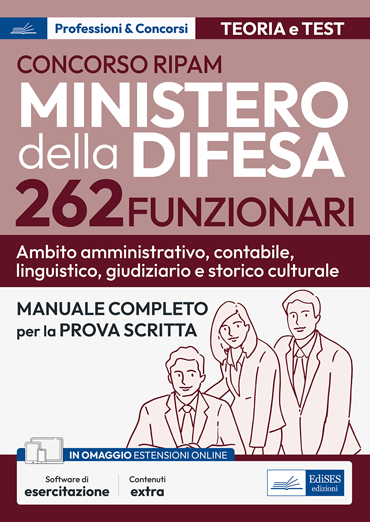 Concorso RIPAM Ministero della Difesa - 262 funzionari nell’ambito amministrativo, contabile, linguistico, giudiziario e storico culturale