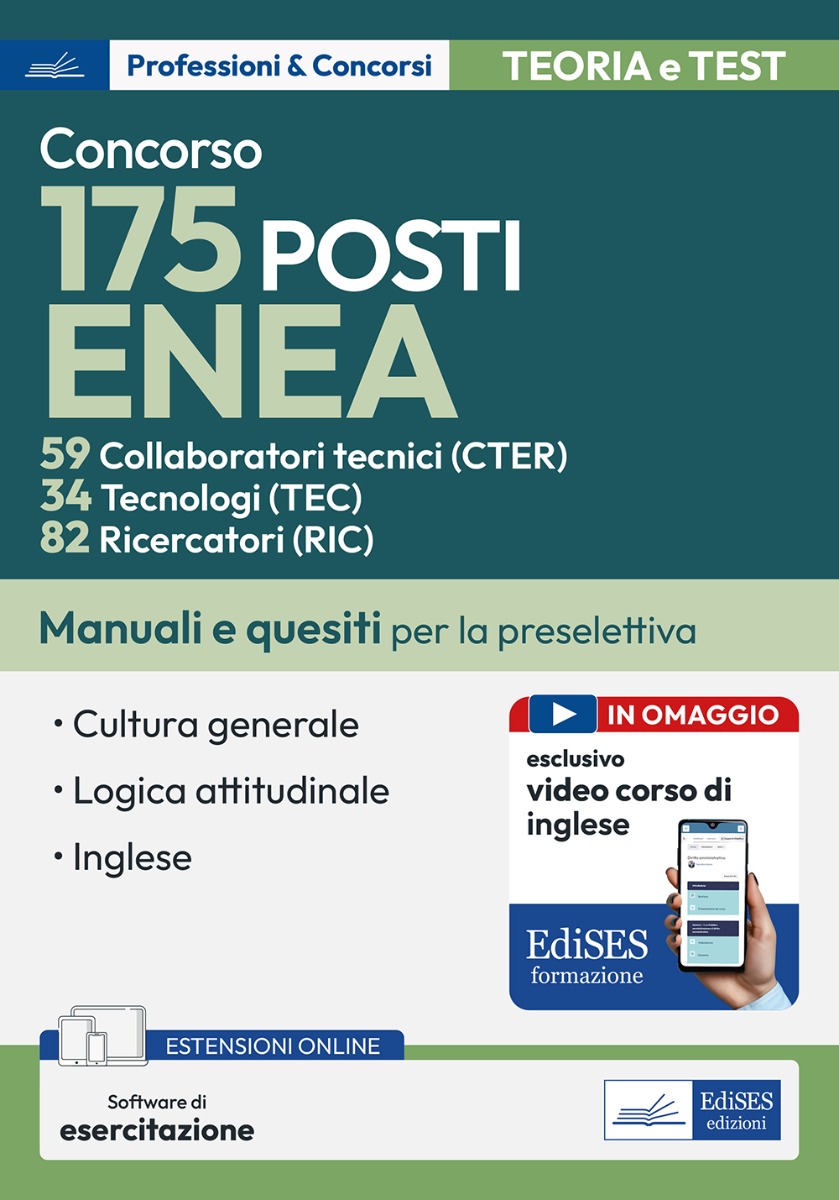 Concorso 175 posti ENEA - vari profili