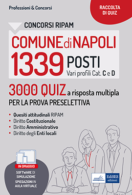 Concorso Comune di Napoli: 3.000 quiz per la prova preselettiva