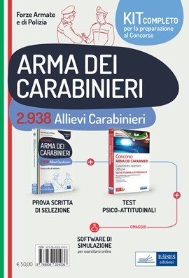 Kit Completo Concorso 2.938 Allievi Carabinieri