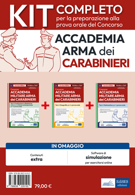 KIT completo per la prova orale del concorso Accademia Carabinieri