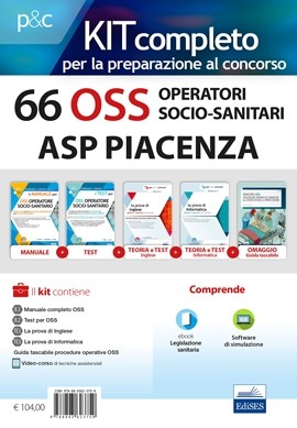 Kit completo 66 OSS Operatori Socio-Sanitari ASP Piacenza