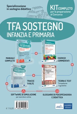 Kit completo Specializzazione sostegno didattico Scuola Infanzia e Primaria Settembre 2021